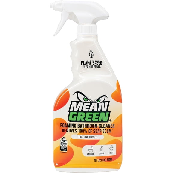 Mean Green Ready-To-Use Bathroom Cleaner, 32oz Spray - 394188