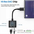 thumbnail image 2 of 4x Adaptador de Cargador y Auriculares USB C A 3,5 Mm, 2 en 1 para Galaxy S22/S21/S20/S20+ Ultra, Note 20/10, Pixel 6/5/4/3 XL (Negro), 2 of 5
