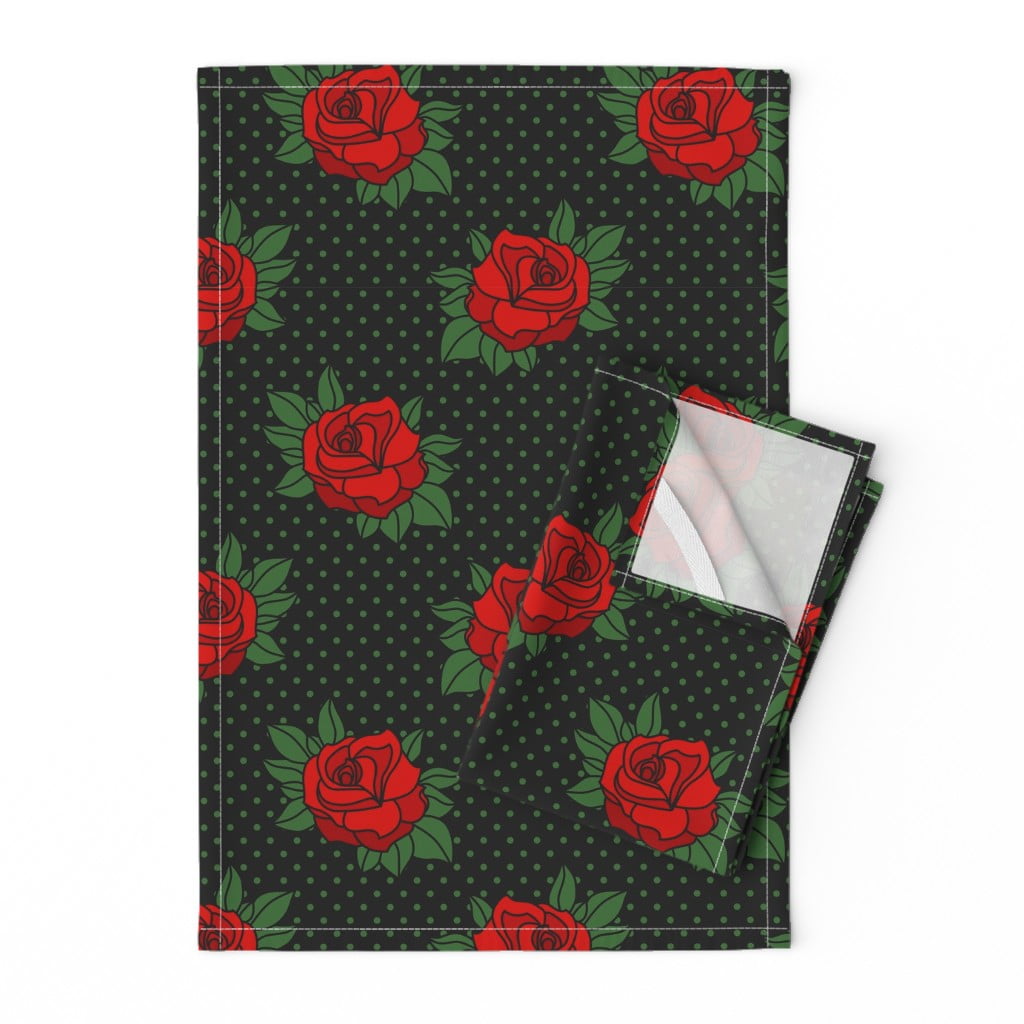 Kitchen Dish Cloth NEW Daisy Butterfly Jacquard Tea Towel Cotton Wall Art 