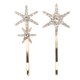 thumbnail image 1 of unbranded 2Ud Pasadores Para Mujer Con De Cristal Dorado De Aleación Resistentes Y, 1 of 6