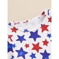 thumbnail image 6 of Nygoyerh Independence Day Toddler Baby Boys Shorts Sets Star Print Short Sleeve T-shirt with Elastic Waist Shorts 2Pcs Infant Casual Summer Outfits 3M-3T, 6 of 9