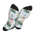 thumbnail image 5 of KLL Turtle and Sea Life Print Cool Socks Men's Women's Crew Socks Funny Crazy Novelty Stockings, 5 of 7