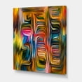 thumbnail image 3 of Designart ' Colour Spiral Fusion II ' Modern Canvas Wall Art Print, 3 of 4