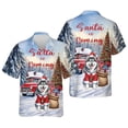 thumbnail image 3 of Santa is Coming Siberian Husky Merry Christmas Xmas Noel Truck Tree Hawaiian Shirt Breathable Summer Unisex Merch Husky Dog Lover Gifts - 02023, 3 of 6