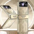 thumbnail image 2 of For Samsung Galaxy Z Flip3 5G Angel Wings Electroplated Frosted Phone Case, 2 of 5