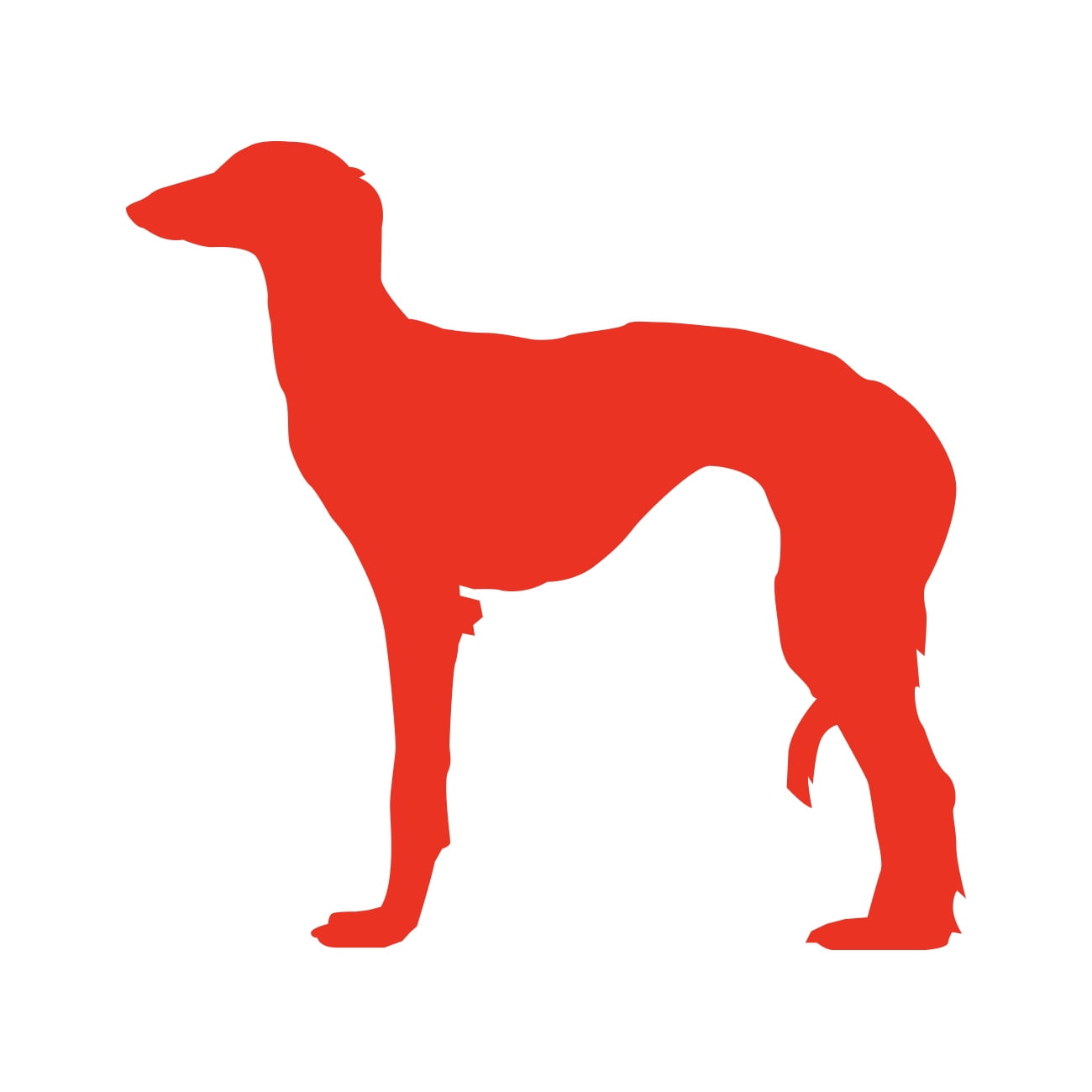 Saluki Sticker Decal Die Cut Self Adhesive Vinyl Weatherproof