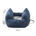thumbnail image 1 of Portable Dog Bed Pet Car Seat Safety Chair Basket for Small Medium Warm Puppy Carrier Protector Travel Dog Beds Pet Supplies ShopWise Round, 1 of 7