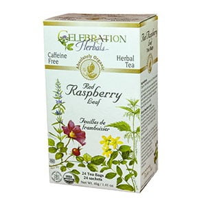 Celebration Herbals Rouge framboise feuilles de thé biologique, 24 Ct