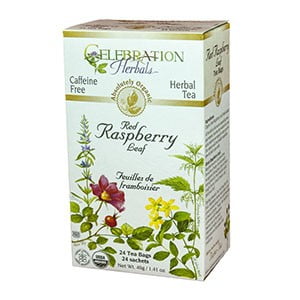 Celebration Herbals Red Raspberry Leaf Tea Organic, 24