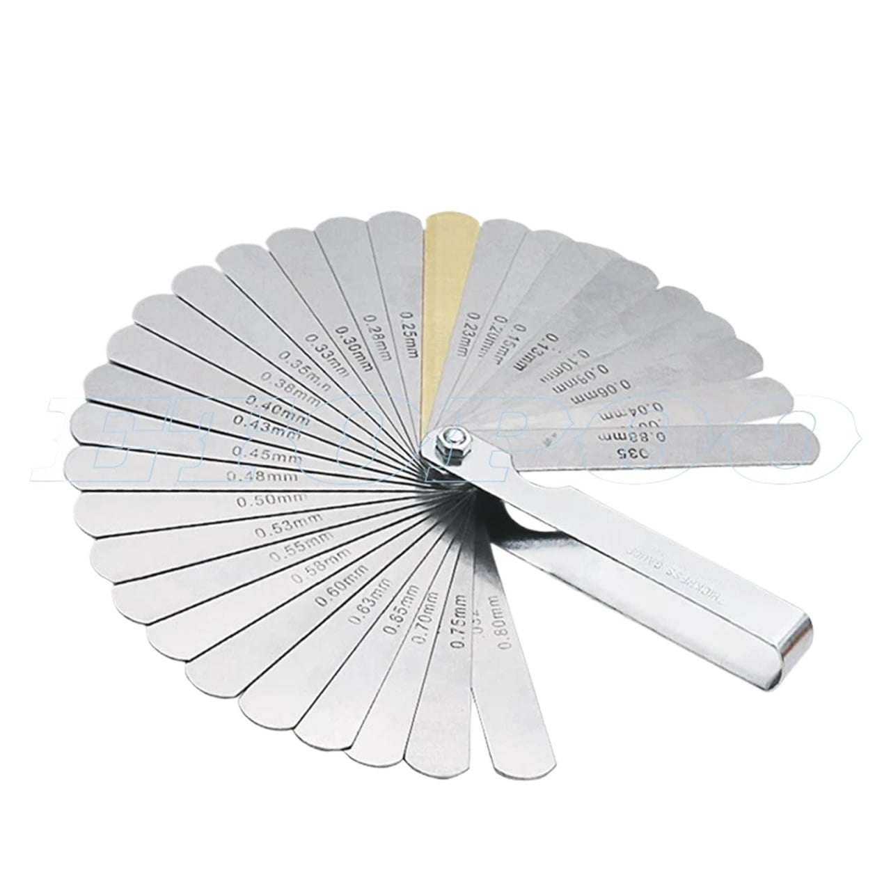 14/20/25/32pcs Sheet Feeler Gauge Inch MetricThickness Gauge Blade Gap Filler Tappet Valve Thickness Measurement Layout Tool ,Corrosion-Resistant