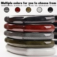 thumbnail image 5 of Non-Slip Leather Carbon Fiber Steering Wheel Cover, 14.5-15 Inches Universal Fit for Cars & Trucks, Breathable Auto Interior Protective Accessory, 5 of 12