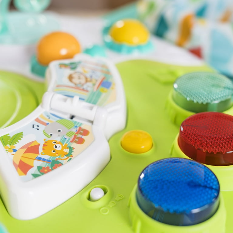 Bright Starts Around We Go 2 in 1 Walk Around Baby Activity Center Table Tropic Cool Age 6 Months