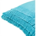 thumbnail image 2 of Surya Kandie KDE-002 20 x 20" Square Cotton Pillow Cover in Aqua Blue, 2 of 5