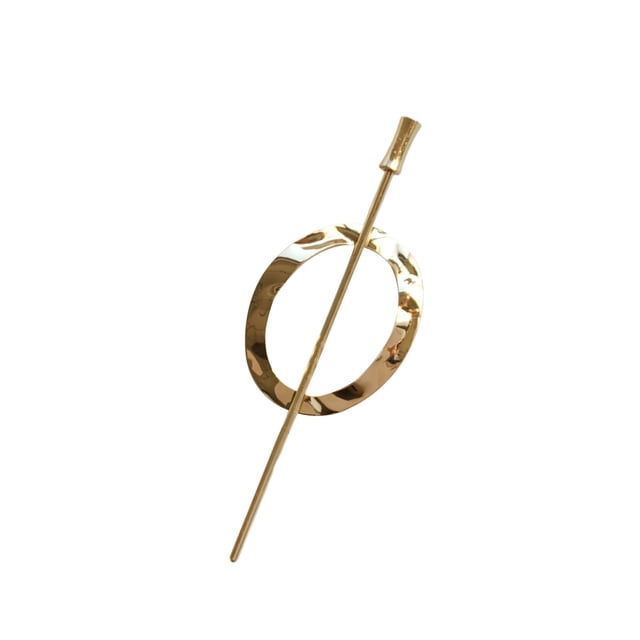 CSChome Épingle à Cheveux pour Femmes en Alliage d'Inox Poli Forme Géométrique Lisse Rétro Antidérapant Fixateur de Chignon Coiffure