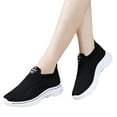 thumbnail image 4 of CAICJ98 Women’S Slip on Shoes Women's Slip on Casual Sneakers Comfortable Tennis Shoes Work Nurse Flat Shoes,Black, 4 of 6