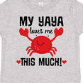 thumbnail image 4 of Inktastic Yaya Loves Me Grandson Boys or Girls Toddler T-Shirt, 4 of 5