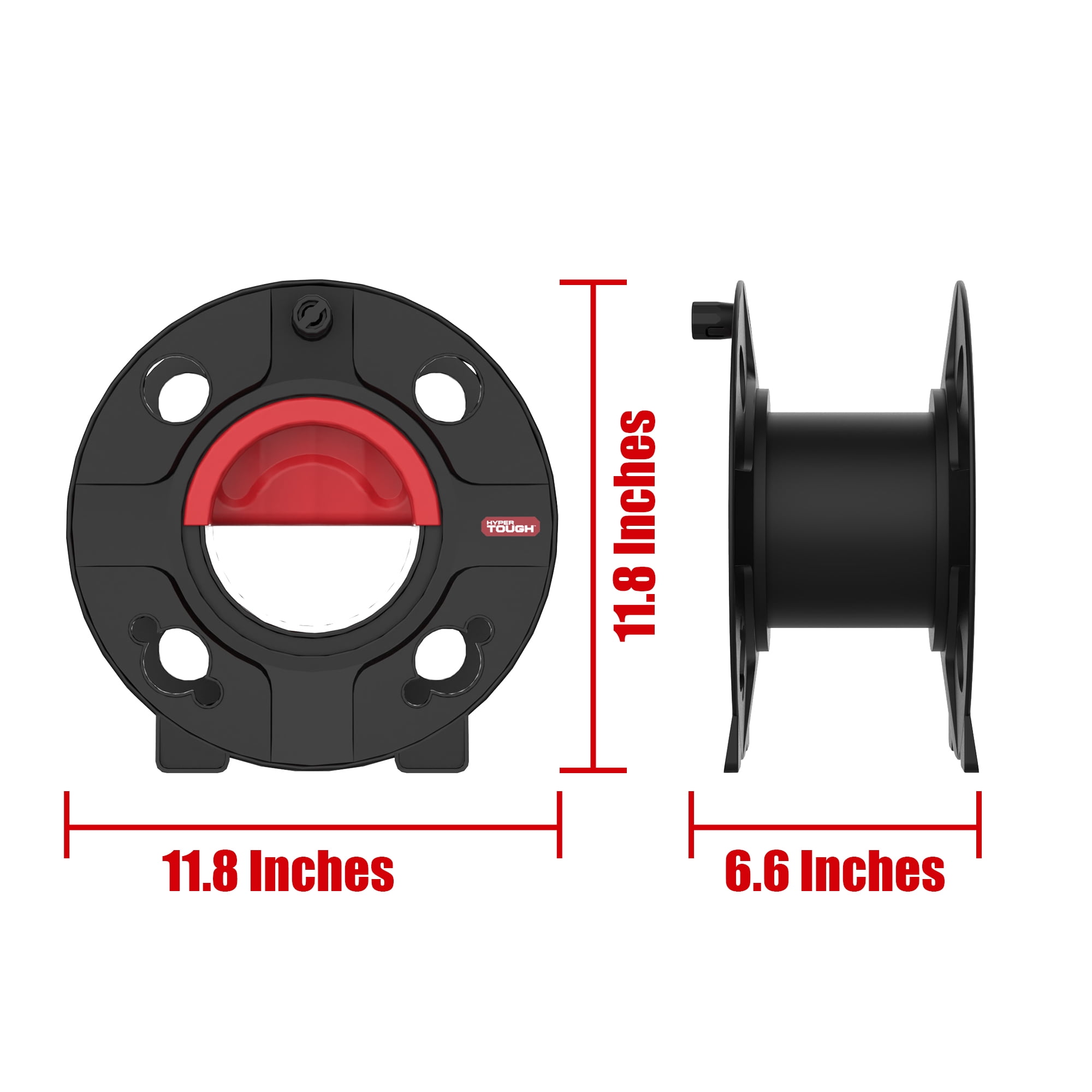 Hyper Tough PP Cord Storage Reel, Holds up to 100' of 12-Gauge Extension Cord