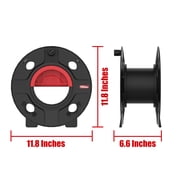 Hyper Tough PP Cord Storage Reel, Holds up to 100' of 12-Gauge Extension Cord