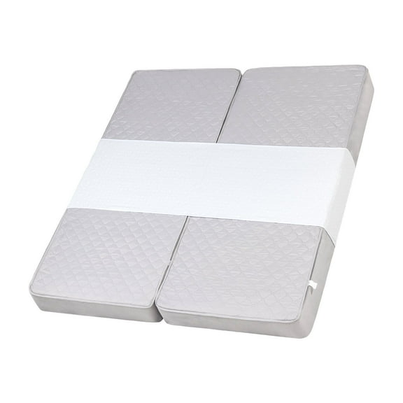 King Bed Gap Filler, 100"L x 24"W Adjustable Bed Bridge with Fixing Straps – 2-in-1 Connector for Split King, Couples, Babies & Guests