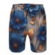 thumbnail image 3 of Balery Elegant Blue Gold Blooms Traje de Baño Estilo Hawaiano para Hombre, Shorts de Secado Rápido con Bolsillos-Medium, 3 of 6