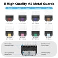 thumbnail image 2 of Professional Animal Stainless Steel Attachment Guide Comb Set with Storage Box for A5 Detachable #10, #15, #30 Blade Dog Clippers, 2 of 6