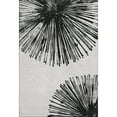 thumbnail image 2 of Addison Rugs Mayfield Washable Transitional Circles Black Rectangle Rug, 5' x 7'6", 2 of 6
