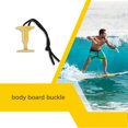 thumbnail image 3 of Naiovety Paquete de 2 enchufes Leah, mano de obra de seguridad, equipo deportivo, accesorios de Surf, hebilla para el cuerpo, cierre para tablas Deportes acuáticos Amarillo Naiovety OD027251-02, 3 of 6