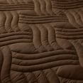 thumbnail image 4 of Whale Flotilla Quilt Set King Size, Soft Microfiber Lightweight Bedspread for All Ages, Brown, 4 of 7