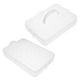 thumbnail image 5 of Bandeja para huevos portátil de 2 capas con tapa Contenedor de huevos apilable transparente para refrigerador para 48 huevos Adecuado para fiestas y días festivos, 5 of 6