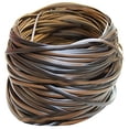 thumbnail image 1 of Coffee Gradient Flat Synthetic Rattan Weaving Material Plastic Rattan for Knit and Repair Chair Table Storage Basket, 1 of 6
