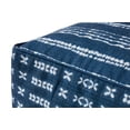 thumbnail image 2 of Loloi PF0007 Indigo / Ivory 20 x 20 x 12 Pouf, 2 of 3