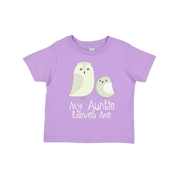 Inktastic My Auntie Loves Me Owl Boys or Girls Toddler T-Shirt