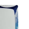 thumbnail image 2 of Ambesonne Fantasy Fitted Sheet, Snow Capped Mountain, Twin Size, White and Navy Blue, 2 of 2