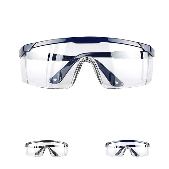 Lunettes de Protection Anti-Poussière Coupe-Vent pour les Yeux, Verres Transparents, Anti-Éclaboussures, Anti-Buée, pour Moto et Cyclisme