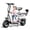 Silver, variant on Pro Electric Scooter Upgraded Version, 500W-750W Motor, Electric Scooter with Seat within 18.75MPH, Electric Scooter with Double Brakes, 12 "Tire Foldable Adult Scooter for Commuting.