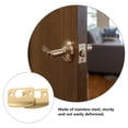 thumbnail image 6 of 2 Pcs Door Lock Plate Side Board Gate Knob Strike Deadbolt Cover Reinforcement Plates Installation Kit Front Metal, 6 of 6