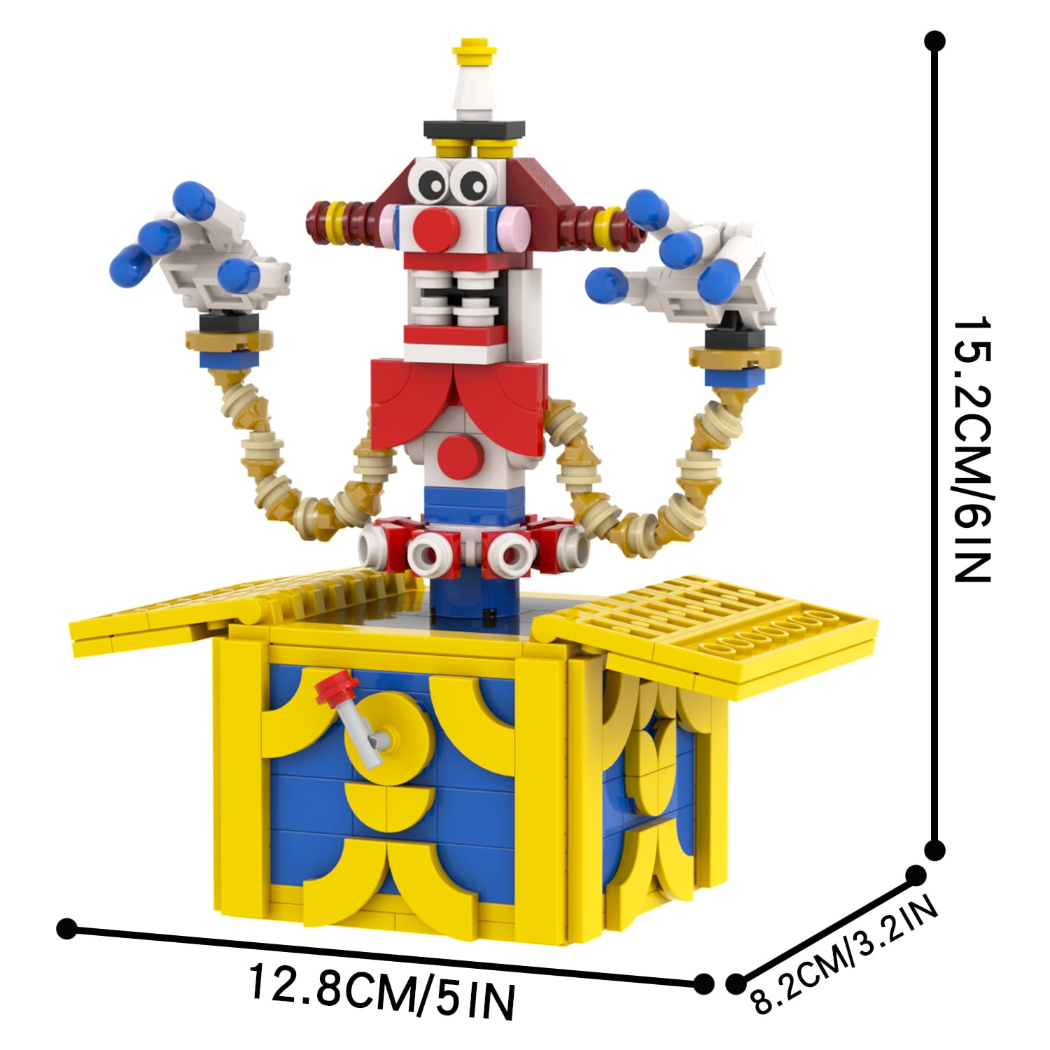MOOXI FNAF Jackie Building Set,Creative Cute Building Blocks Children Kit,Gifts for Kids(322pcs)