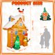 thumbnail image 3 of Casa Inflable de Jengibre Navideña OurWarm con Luces LED de 3 m para Exterior, 3 of 7