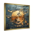 thumbnail image 2 of Designart "Melody of Gold and Grey Vinyl Records IV" Fashion Framed Wall Art Decor - Modern Gold Vinyl Records Hallway Framed Wall Art Decor, 2 of 6