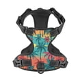 thumbnail image 4 of Lsque Hawaii Palms Dog Harness, No-Pull Pet Harness with 2 Leash Clips, Adjustable Soft Padded Dog Vest with Easy Control Handle for Large Dogs-X-Large, 4 of 9