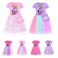 thumbnail image 2 of Vestido de verano para niñas de Inside Out, 2024, JOY SADNESS, ropa para niñas pequeñas, vestidos casuales de manga corta, vestidos de fiesta de boda para niñas pequeñas, 2 of 5