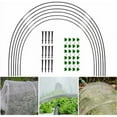 thumbnail image 1 of Diy Fiberglass Garden Hoops, Rust-free Frame For Indoor Outdoor Gardening, Customizable Plant Protection Against Frost Birds And Direct Sunlight, Double-layer Structure Garden, 1 of 5
