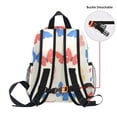 thumbnail image 5 of FORMRS Kids School Backpack with Front Zippered Pocket 12" Student Travel Daypack, Red Butterflies, 5 of 6