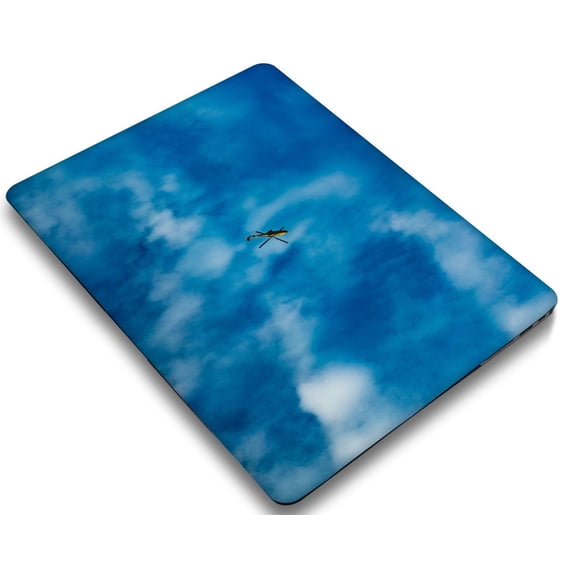 KSK KAISHEK Hard Shell for 2019 2018 2017 2016 Release MacBook Pro 15" with Touch ID + Black Keyboard Cover Model: A1707 A1990 Sky Series 0721
