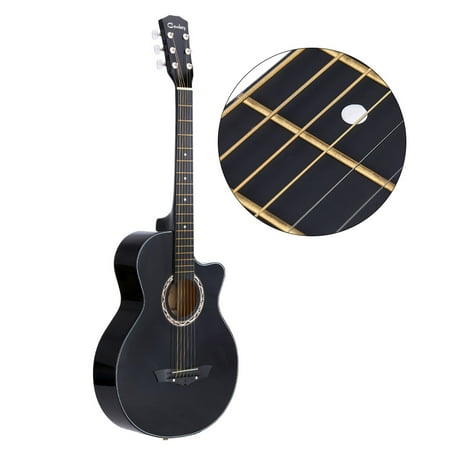 38 Inch Acoustic Folk 6-String Guitar for Beginners Students Gift