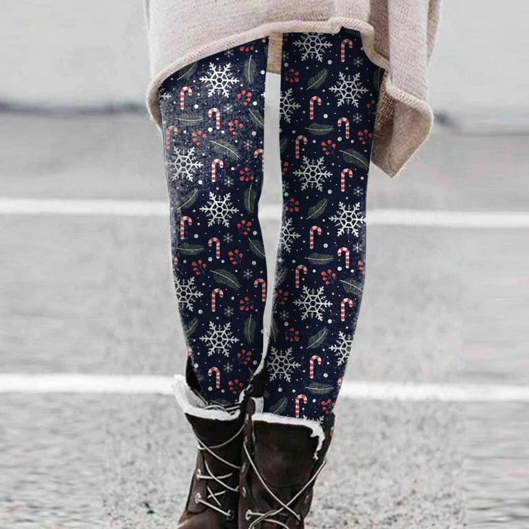 Walmart top christmas leggings