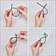 thumbnail image 3 of 10 Pieces Heavy Duty Plant Ties, 35cm Adjustable Tree Braces Garden Plant Ties Interlock for Bush Rose Support, 3 of 5
