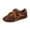Brown, variant on EKVAHL Women's Orthopedic Vintage Tennis Shoes, Faux Suede Color Block Sneakers, Flexible Low Profile Daily Casual Shoes Green