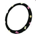 thumbnail image 2 of Zyutaosan Steering Wheel Cover Butterfly Flower Embroidery Car Steering-Wheel-Covers Auto Interior Steering Hub Accessories 38Cm, 2 of 5