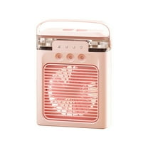 Portable Air Conditioner Fan Mini Evaporative Air Cooler with Colors LED Light Modes for Desk Nightstand Coffee Table-C